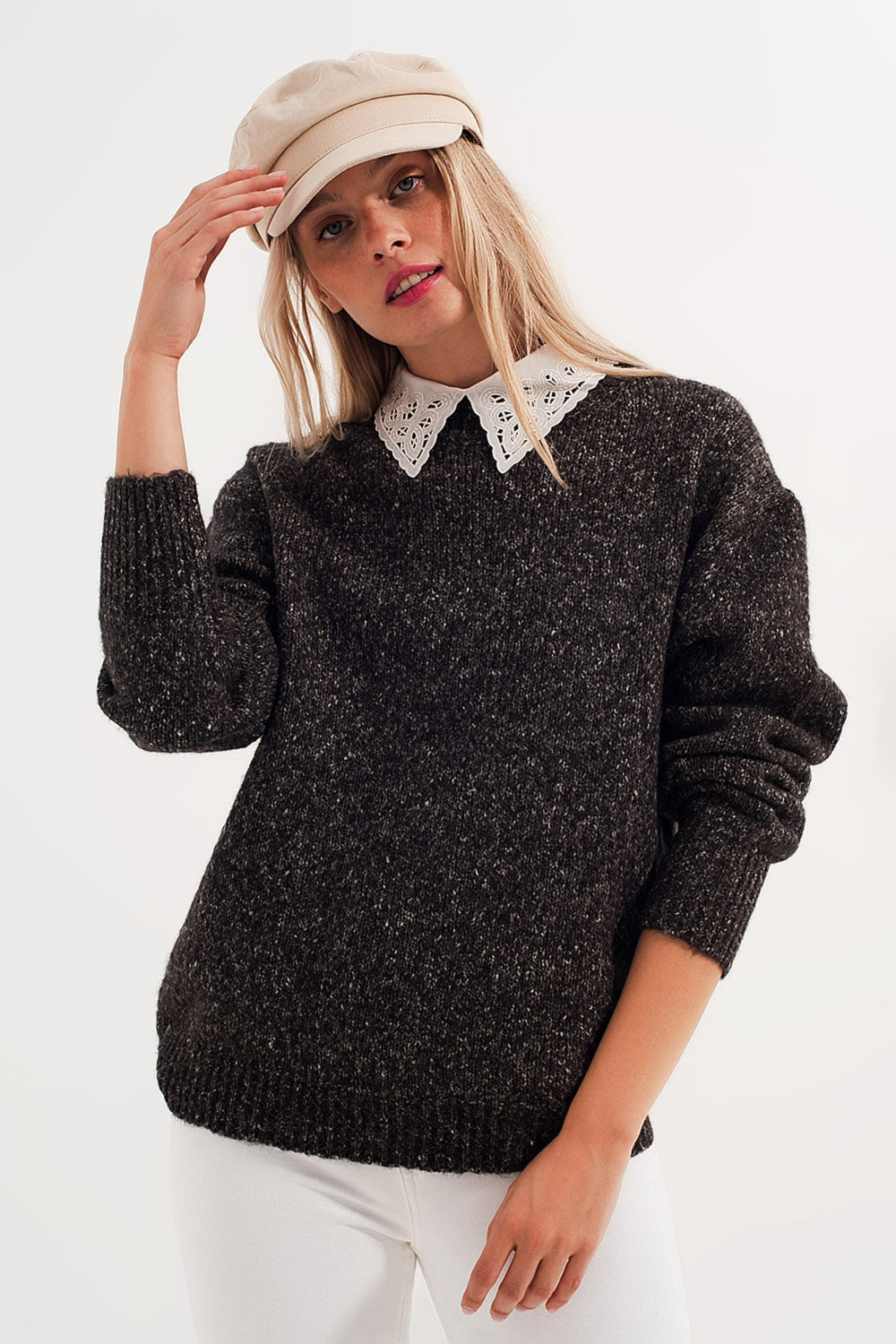 Collar Sweater